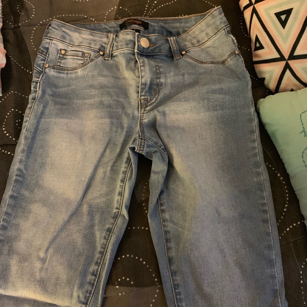 Medium Blue washed skinny jeans
